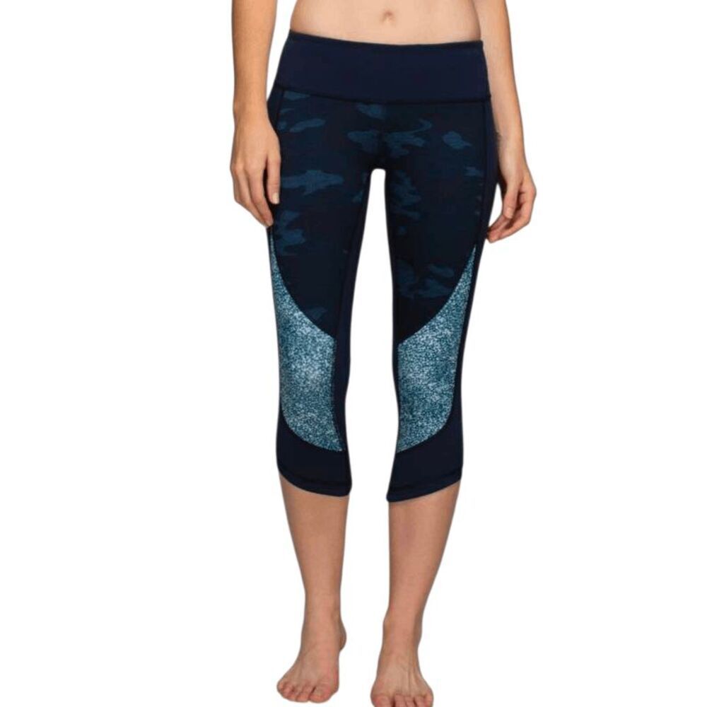 LULULEMON ATHLETICA Wunder Under Crop 'Full-On Luon' Size 6